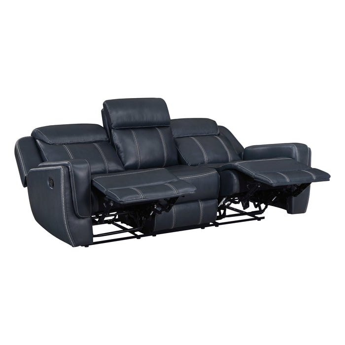 Littleton 2pc Set: Sofa, Love in Blue - 8516BU*2 - FAMSA Furniture (TX)