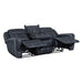 8516BU-3 Double Reclining Sofa with Center Drop-Down Cup Holders,Storage Pouch, Receptacles and USB Ports image