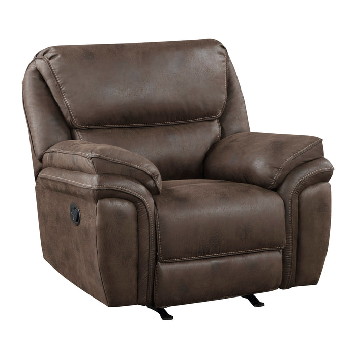 Proctor Rocker Reclining Chair in Brown - 8517BRW-1 - FAMSA Furniture (TX)