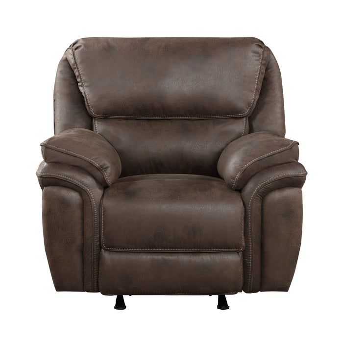 Proctor Rocker Reclining Chair in Brown - 8517BRW-1 - FAMSA Furniture (TX)