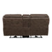 Proctor Power Double Reclining Loveseat with Center Console in Brown - 8517BRW-2PW - FAMSA Furniture (TX)