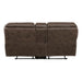 Proctor Double Reclining Loveseat with Center Console in Brown - 8517BRW-2 - FAMSA Furniture (TX)