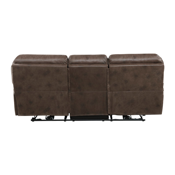 Proctor Power Double Reclining Sofa in Brown - 8517BRW-3PW - FAMSA Furniture (TX)