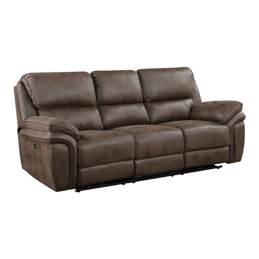 Proctor Power Double Reclining Sofa in Brown - 8517BRW-3PW - FAMSA Furniture (TX)