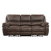 Proctor Power Double Reclining Sofa in Brown - 8517BRW-3PW - FAMSA Furniture (TX)