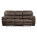Proctor 2pc Set: Sofa, Love in Brown - 8517BRW*2 - FAMSA Furniture (TX)