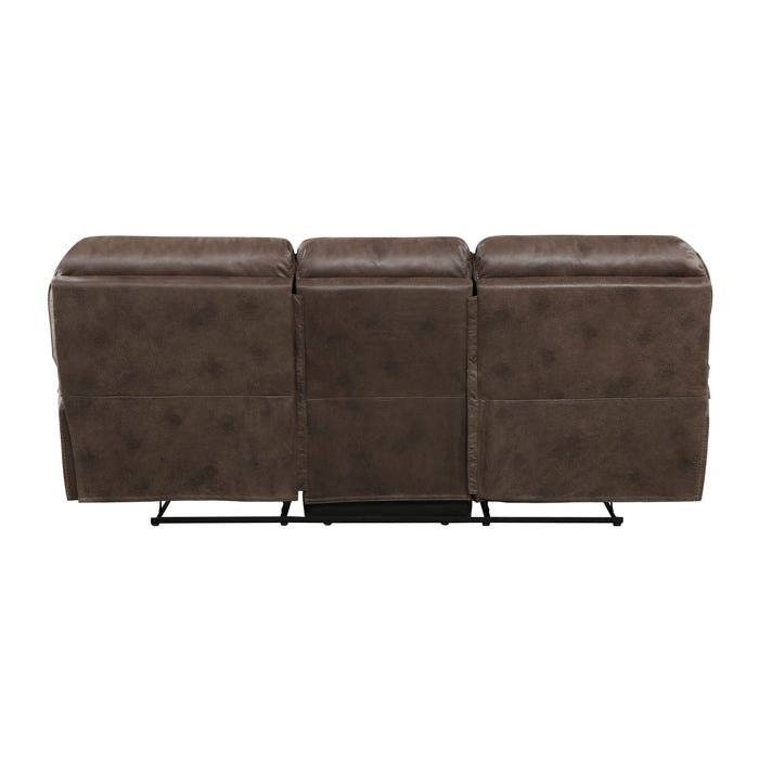 8517BRW-3 Double Reclining Sofa image