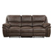 8517BRW-3 Double Reclining Sofa image