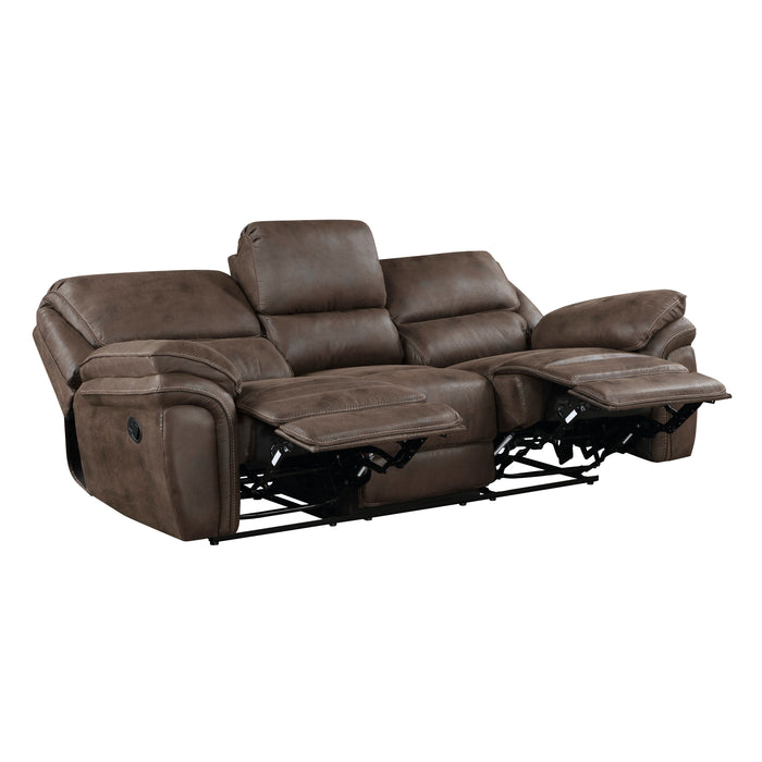 8517BRW-3 Double Reclining Sofa image