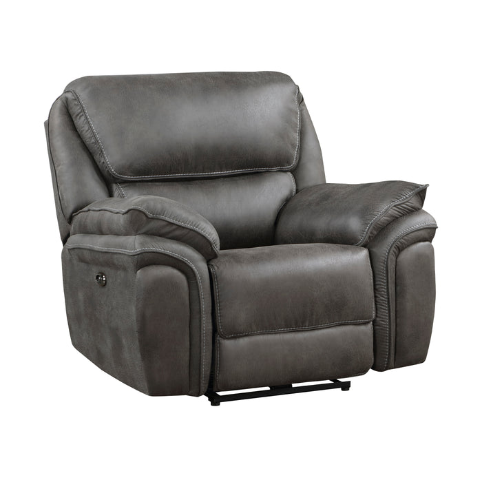 Proctor Power Reclining Chair in Gray - 8517GRY-1PW - FAMSA Furniture (TX)