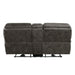 8517GRY-2PW Power Double Reclining Love Seat with Center Console image