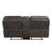 8517GRY-2 Double Reclining Love Seat with Center Console image