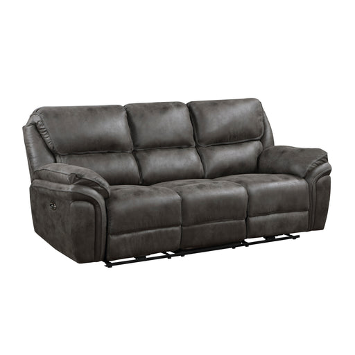 Proctor Power Double Reclining Sofa in Gray - 8517GRY-3PW - FAMSA Furniture (TX)