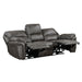 Proctor Power Double Reclining Sofa in Gray - 8517GRY-3PW - FAMSA Furniture (TX)