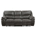 Proctor Power Double Reclining Sofa in Gray - 8517GRY-3PW - FAMSA Furniture (TX)