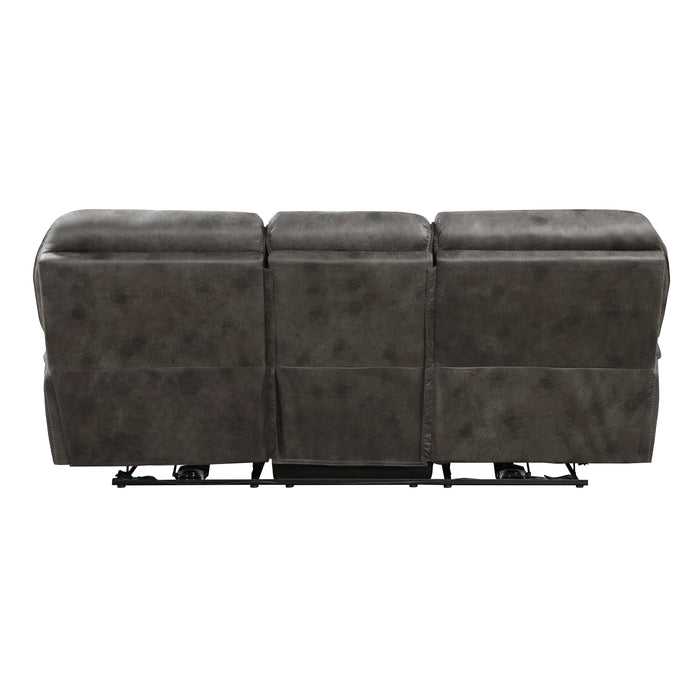 Proctor Power Double Reclining Sofa in Gray - 8517GRY-3PW - FAMSA Furniture (TX)