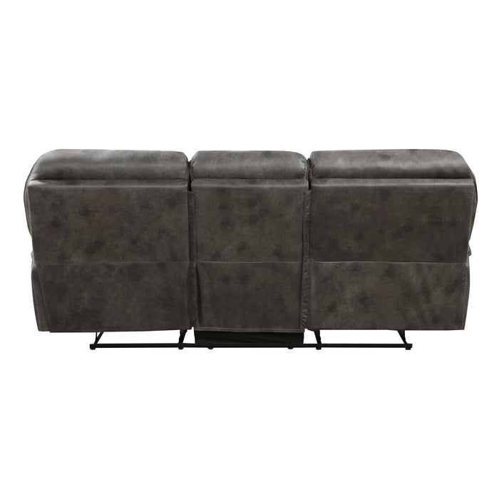Proctor Double Reclining Sofa in Gray - 8517GRY-3 - FAMSA Furniture (TX)