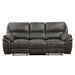 8517GRY-3 Double Reclining Sofa image
