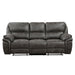 Proctor Double Reclining Sofa in Gray - 8517GRY-3 - FAMSA Furniture (TX)