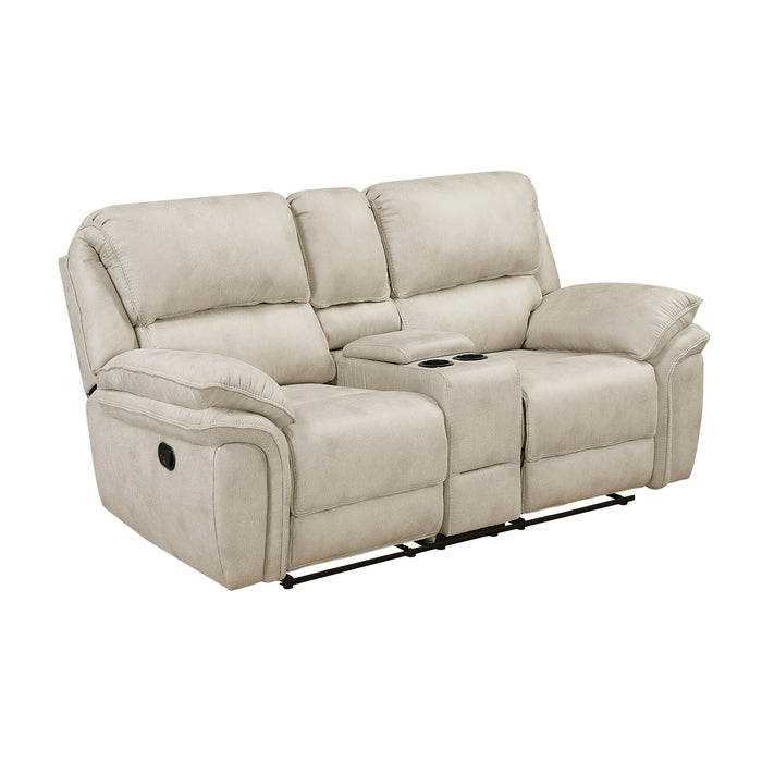 8517PWT-2 Double Reclining Love Seat with Center Console image
