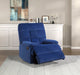 Colin Reclining Chair in Blue - 8525BU-1 - FAMSA Furniture (TX)