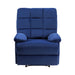 Colin Reclining Chair in Blue - 8525BU-1 - FAMSA Furniture (TX)