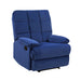 Colin Reclining Chair in Blue - 8525BU-1 - FAMSA Furniture (TX)