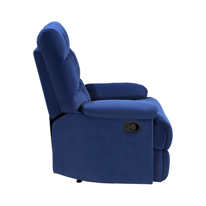 Colin Reclining Chair in Blue - 8525BU-1 - FAMSA Furniture (TX)