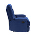 Colin Reclining Chair in Blue - 8525BU-1 - FAMSA Furniture (TX)