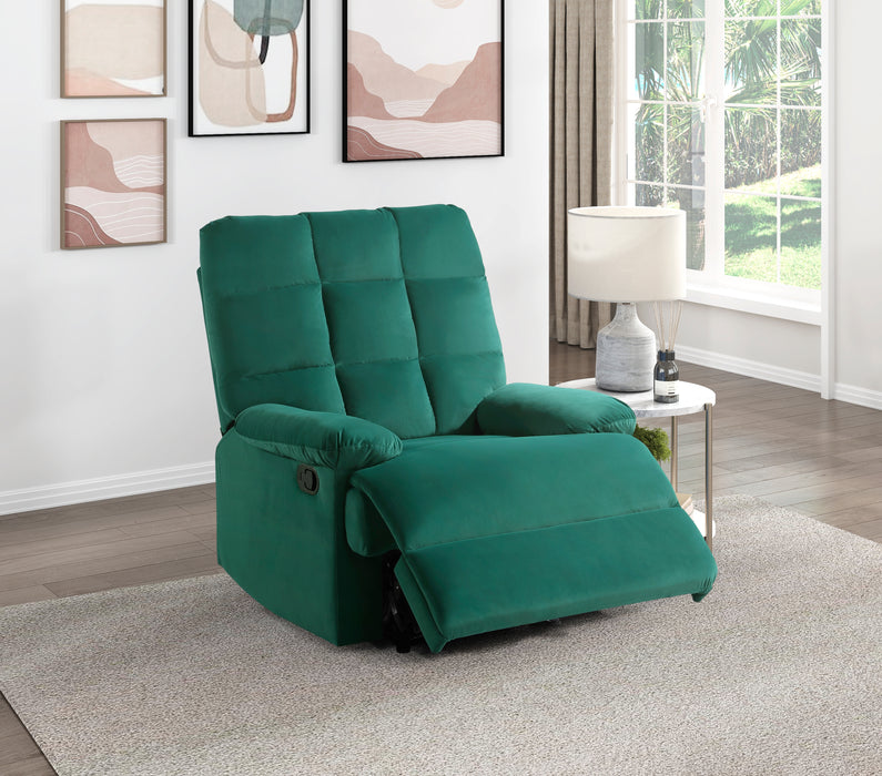 Colin Reclining Chair in Green - 8525GN-1 - FAMSA Furniture (TX)