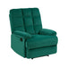 Colin Reclining Chair in Green - 8525GN-1 - FAMSA Furniture (TX)