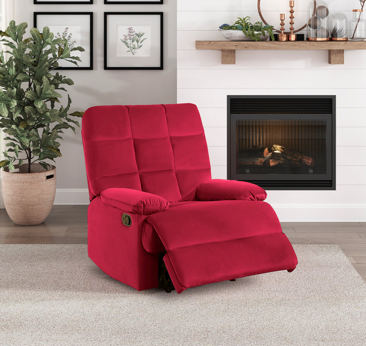 Colin Reclining Chair in Red - 8525RD-1 - FAMSA Furniture (TX)