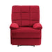 Colin Reclining Chair in Red - 8525RD-1 - FAMSA Furniture (TX)