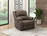 Fairview Reclining Chair in Brown - 8526BR-1 - FAMSA Furniture (TX)