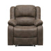 Fairview Reclining Chair in Brown - 8526BR-1 - FAMSA Furniture (TX)
