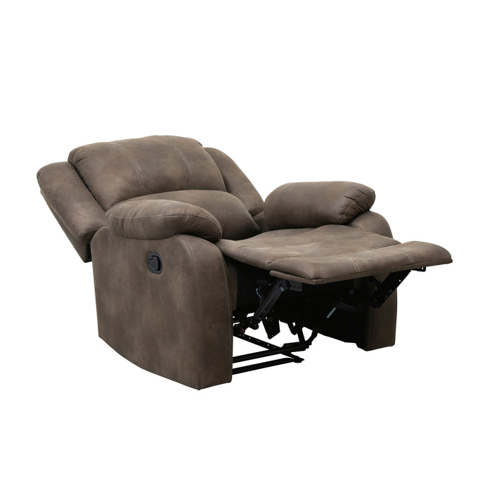 Fairview Reclining Chair in Brown - 8526BR-1 - FAMSA Furniture (TX)