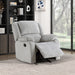 Fairview Glider Reclining Chair in Gray - 8526CN-1GD - FAMSA Furniture (TX)
