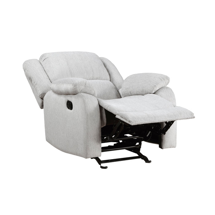 Fairview Glider Reclining Chair in Gray - 8526CN-1GD - FAMSA Furniture (TX)