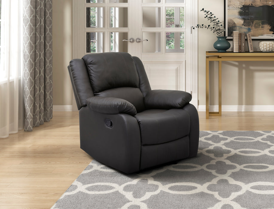 Fairview Reclining Chair in Brown - 8526DBPU-1 - FAMSA Furniture (TX)