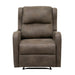 Durant RECLINING CHAIR in Brown - 8527BRW-1 - FAMSA Furniture (TX)