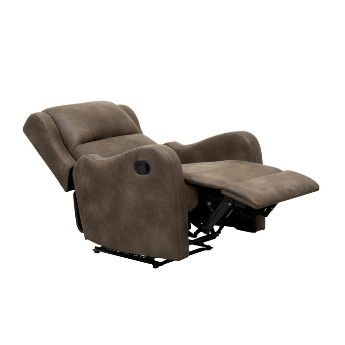 Durant RECLINING CHAIR in Brown - 8527BRW-1 - FAMSA Furniture (TX)