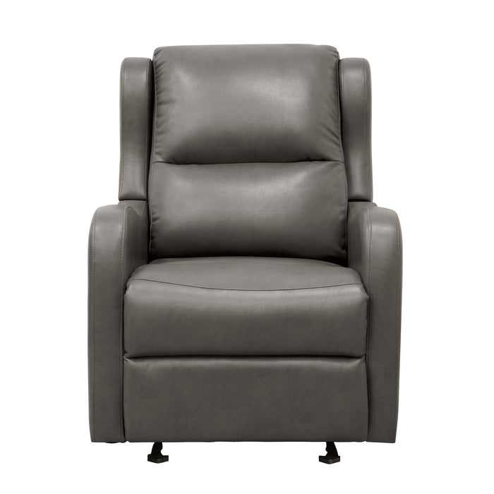 Durant Glider Reclining Chair in Gray - 8527GRY-1GD - FAMSA Furniture (TX)