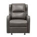 Durant Glider Reclining Chair in Gray - 8527GRY-1GD - FAMSA Furniture (TX)