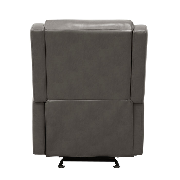 Durant Glider Reclining Chair in Gray - 8527GRY-1GD - FAMSA Furniture (TX)