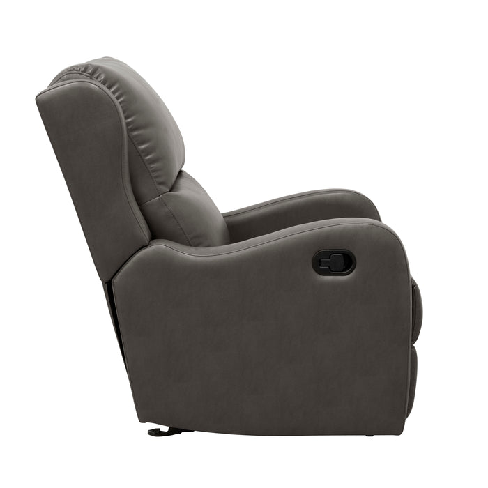Durant Glider Reclining Chair in Gray - 8527GRY-1GD - FAMSA Furniture (TX)