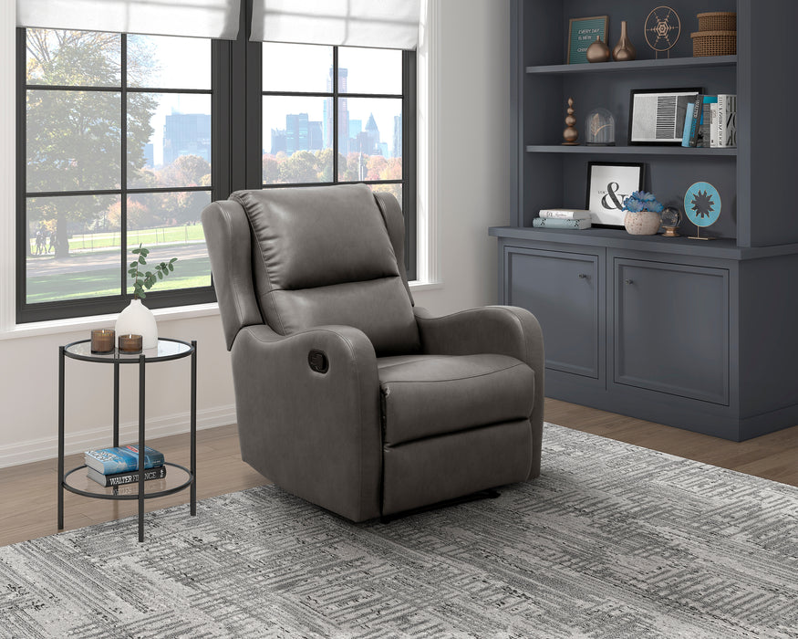 Durant RECLINING CHAIR in Gray - 8527GRY-1 - FAMSA Furniture (TX)