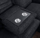 Monterey 2-Piece Reclining Sectional with Right Chaise in Black - 8530EB*SC - FAMSA Furniture (TX)