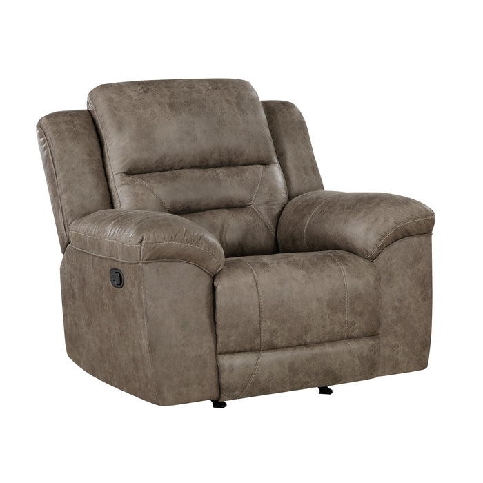 Hazen Rocker Reclining Chair in Brown - 8538BR-1 - FAMSA Furniture (TX)