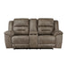 Hazen Double Reclining Loveseat with Center Console in Brown - 8538BR-2 - FAMSA Furniture (TX)