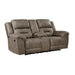 Hazen Double Reclining Loveseat with Center Console in Brown - 8538BR-2 - FAMSA Furniture (TX)